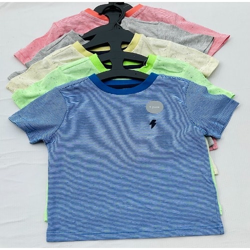 Set Of 5 Plain Colored Baby Boys Tees