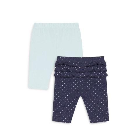 Baby Girl 2PK Pedal Pusher Leggings