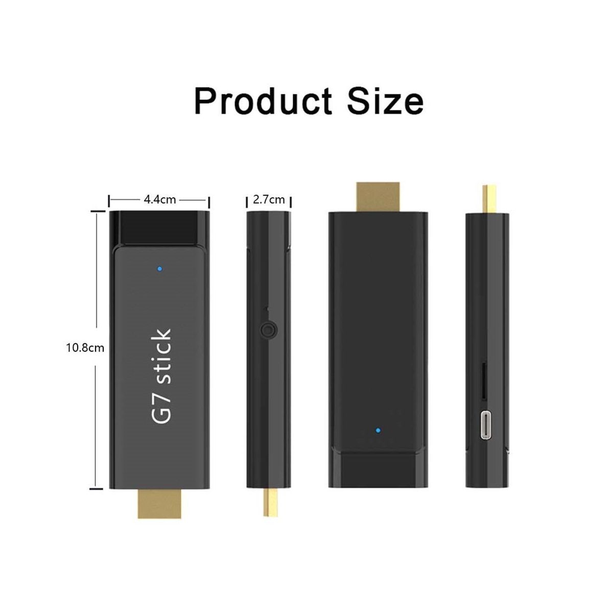 G7 TV Stick S905Y4 4K TV Dongle 2GB+16GB Android 11.0 Smart TV Box 2.4G 5G WiFi Bluetooth Media Player Set Top Box