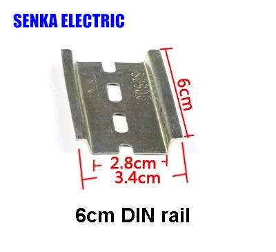 Normal Din For 35mm 6CM Length Rail MCB Width