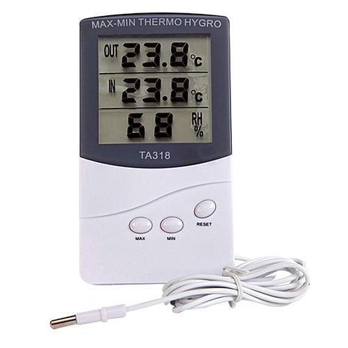Pro High Accuracy LCD Digital Indoor Outdoor Hygrometer Humidity Thermometer Temperature Meter