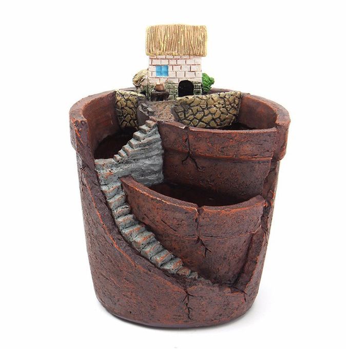 Creative Plants Pot City Of Sky Succulent Plant Flower Basket Planter