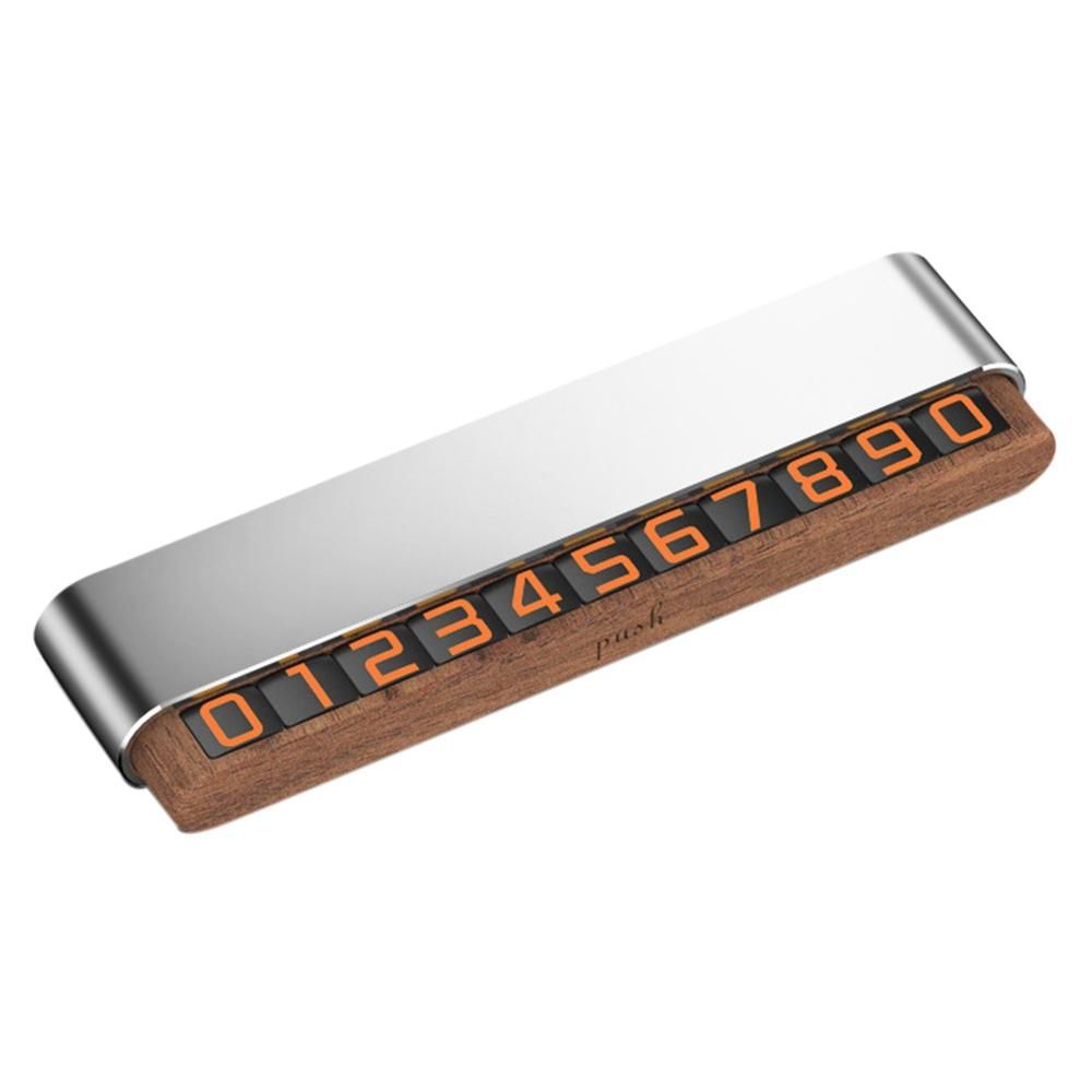 Temporary Parking Sign Can Hide Luminous Parking Card