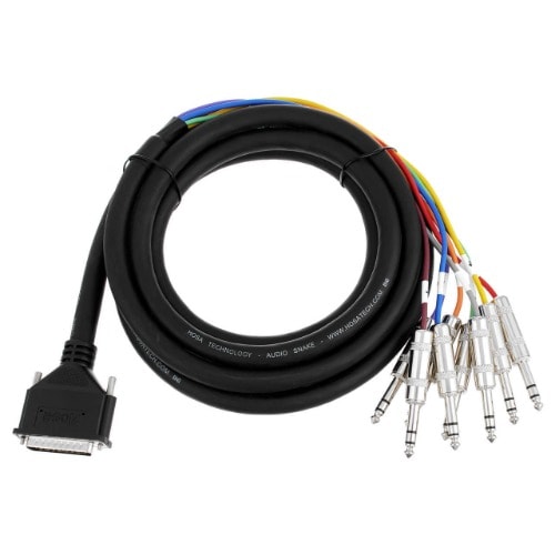 Balanced Snake Cable - Db25 To 1/4 In Trs - 4m