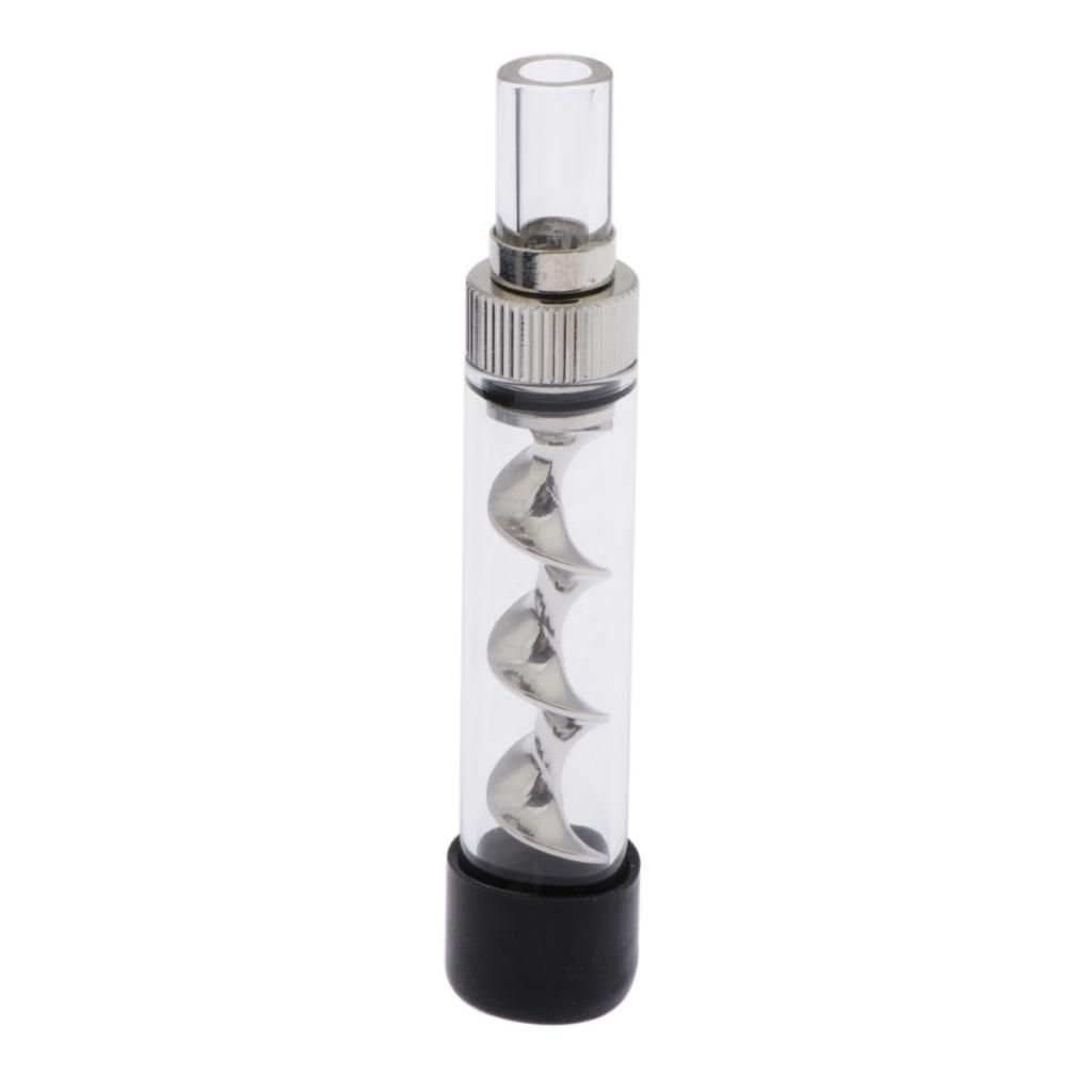 Spiral Dried Buring Herb Smoking Holder Accessories Set 9ml Silver
