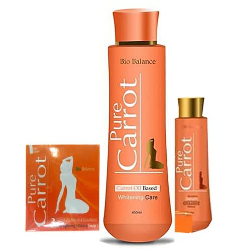 Pure Carrot Bio Balance Lightening 3-pc Set - Lotion 400ml, Serum 75ml And Soap 100g