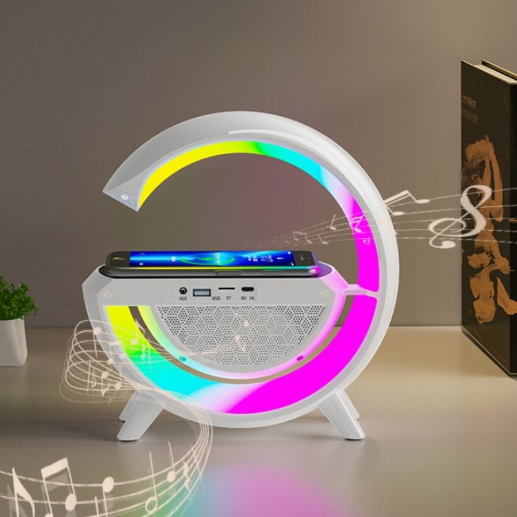 DH001 Smart Wireless Charging Ambient Light Bluetooth Speake