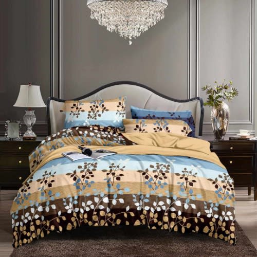 Bedsheet Duvet And Four Pillowcases