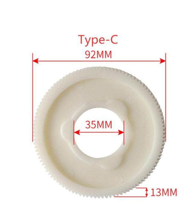 1PC Milling Machine  Plastic Gear Automatic Feed Accessories Corrosion & Wear Resistance High Quty Nylon Gear