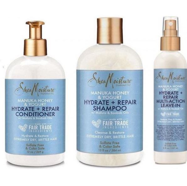 Manuka Honey & Yogurt Hydrate Shampoo,Conditioner & Leave-In