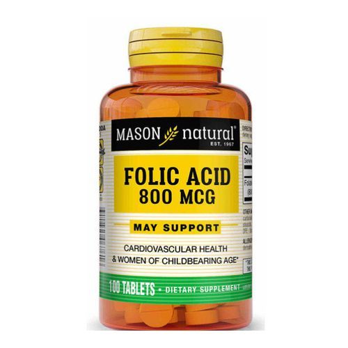 Folic Acid 800mcg X100 Tablets