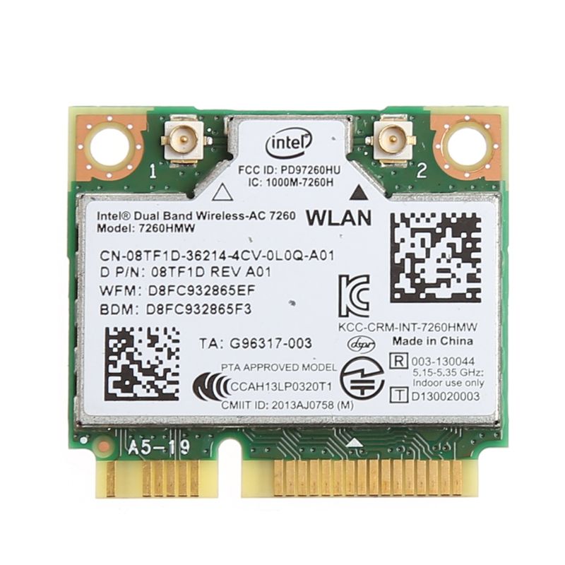 Dual Band Bluetooth 4.0 Wireless Mini PCI-E Card For Intel