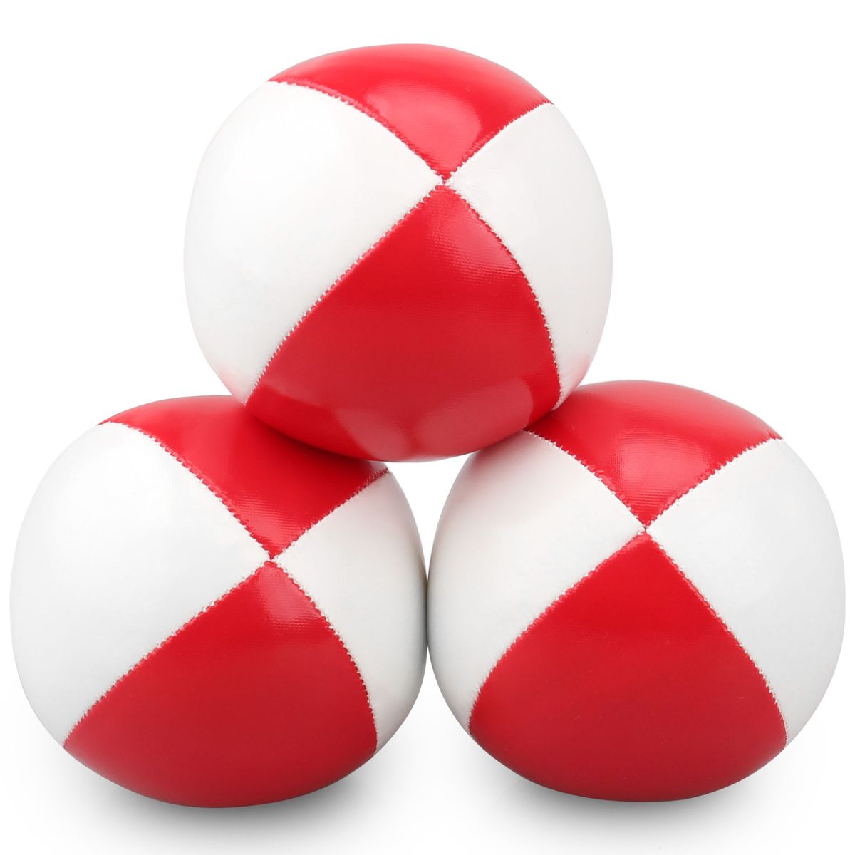 3pcs Juggling Balls 65mm PU Stuffed Balls Juggling Set For