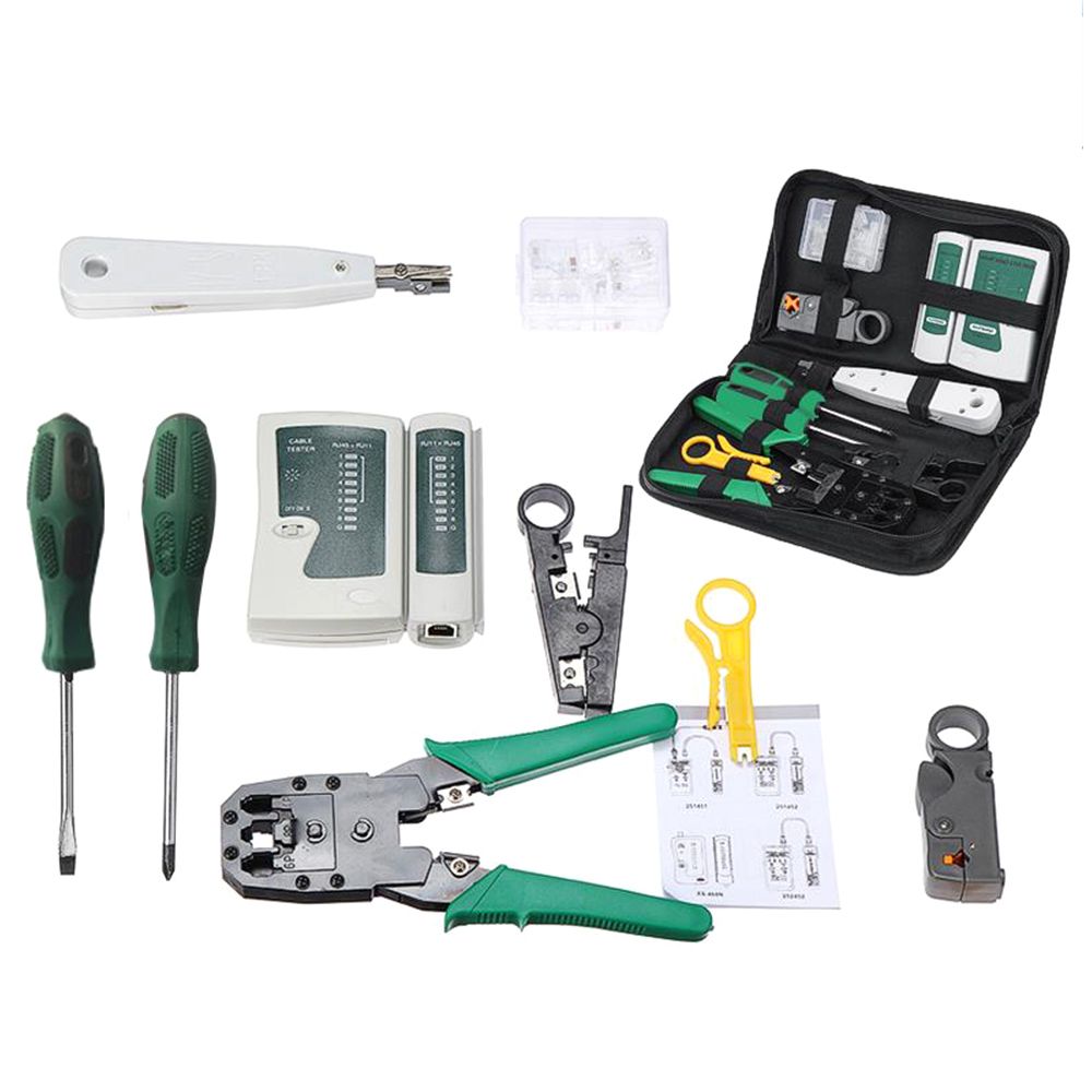 9 In 1 LAN Network Fix Cable Tester Crimper Plier Hand Tool