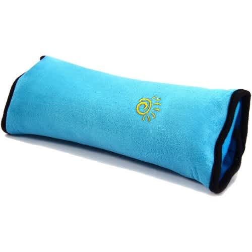 Car Seat Belt Cover Pillow Shoulder Pads Neck Support-blue