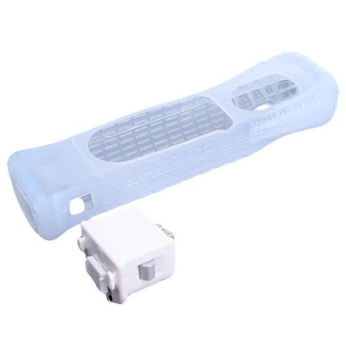Motion Plus Adapter Sensor With Silicone Case For Nintendo Wii Remote