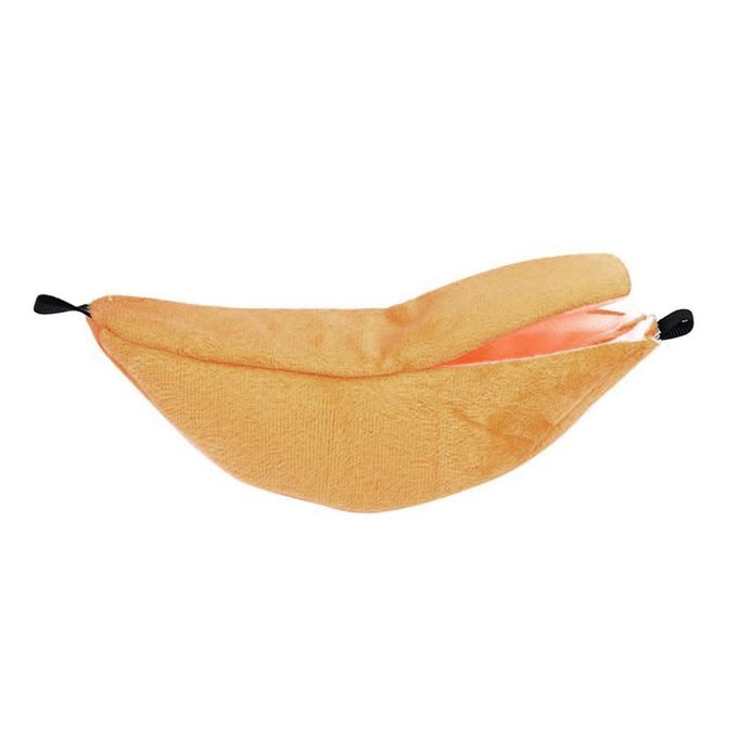 Lovely Cute Banana Shape Hanging Bed For Hamster Small Cotton Sleep Nest House Yellow