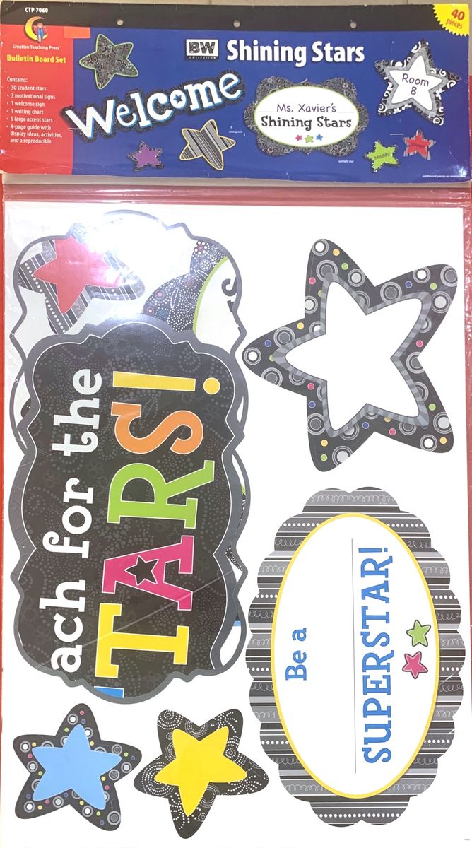 CREATIVE TEACHING PRESS BIG BULLETIN BOARD SET: SHINING STARS