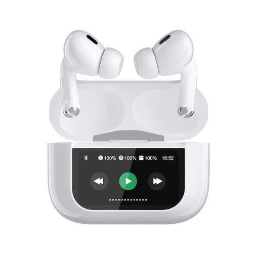 A9 Pro Anc+enc Airpods Headphones With Smart Display Screen