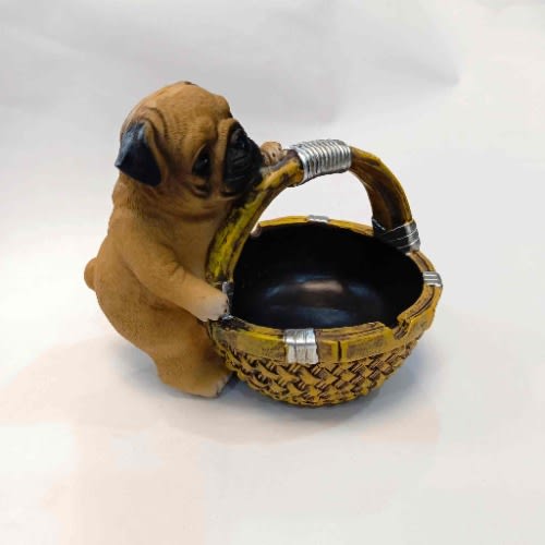 Storage Basket Dog Ashtray
