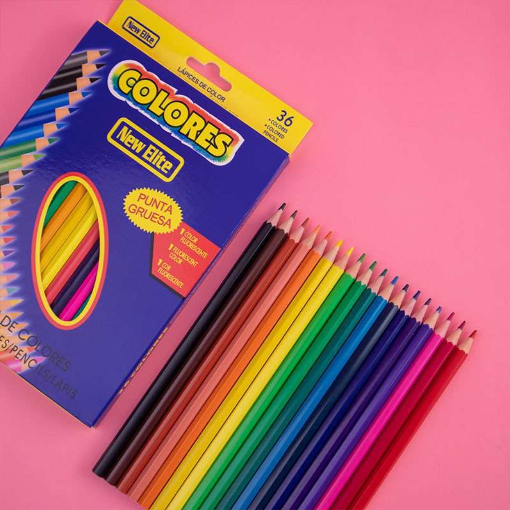 36 Colored Crayon Pencil Sets
