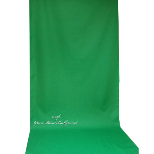 5/12ft Taffeta Green Photo Background