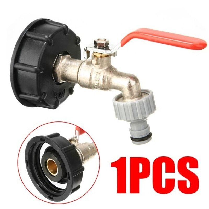1/2" (13 Mm) IBC Water Tank Tap Adapter Garden Hose Adapter Water Nozzle Fitting Tools 1/2pcs