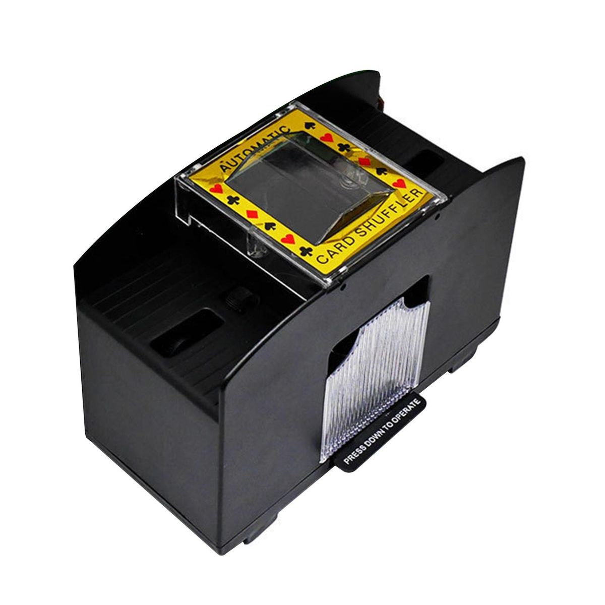Automatic Card Shuffler Electric Shuffler Battery-Operated Card Game Tool 4 Deck Poker Card Shuffling Machine