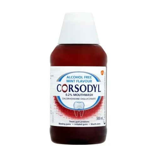 Corsodyl Alcohol-free Treatment Mouthwash - 300ml