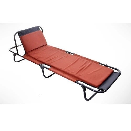 Foldable Padded Camp Bed - Big Size