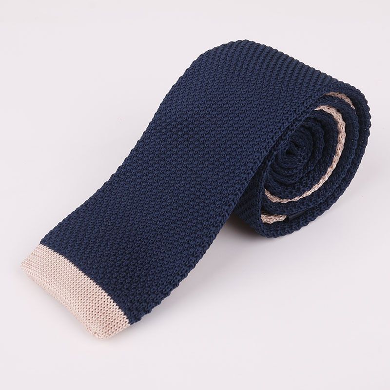 Men's Plain Solid Neck Tie Knit Knitted Ties