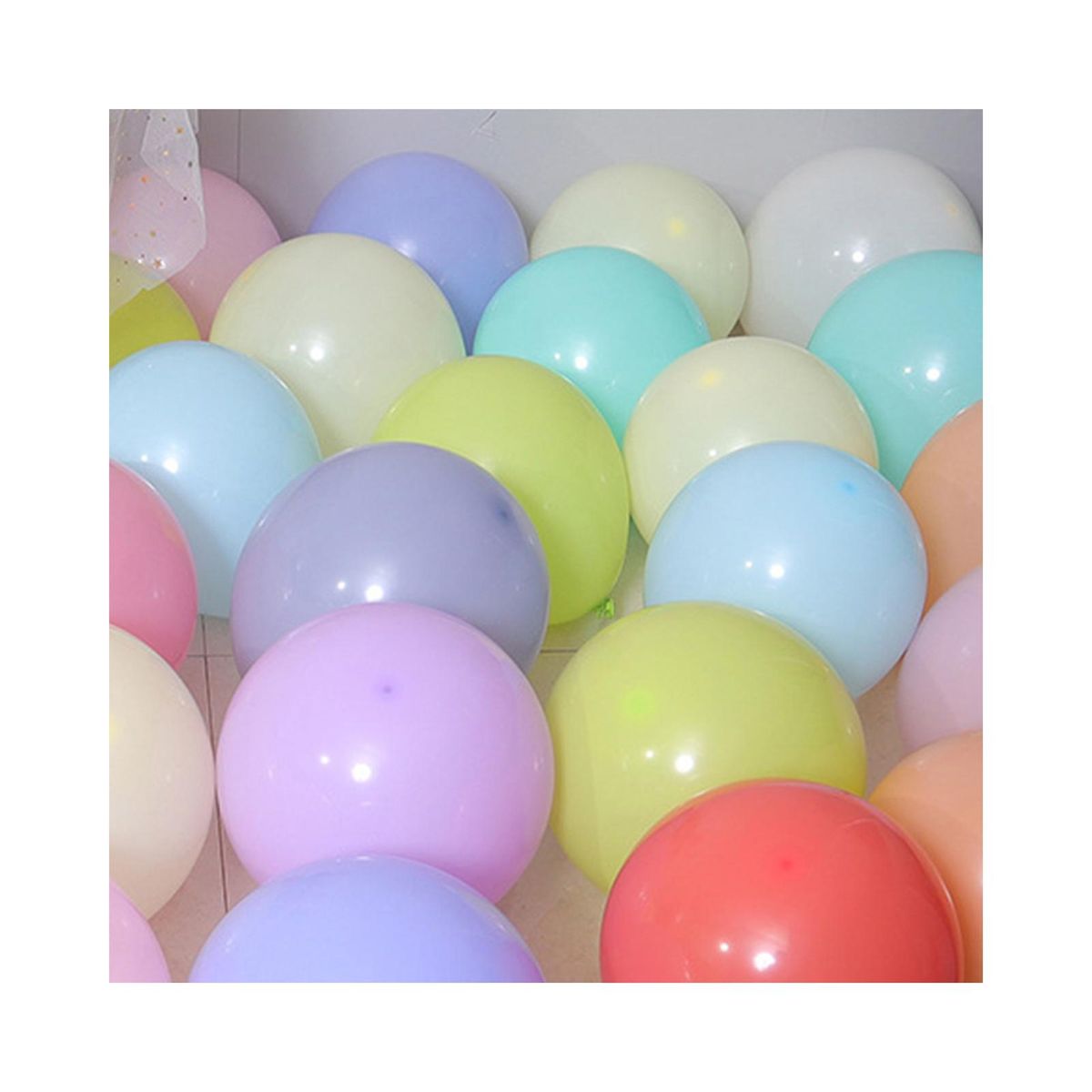 50Pcs Latex Balloons Adult Kids Boy Girl Round Heart Shape Birthday Balloons Mix Color