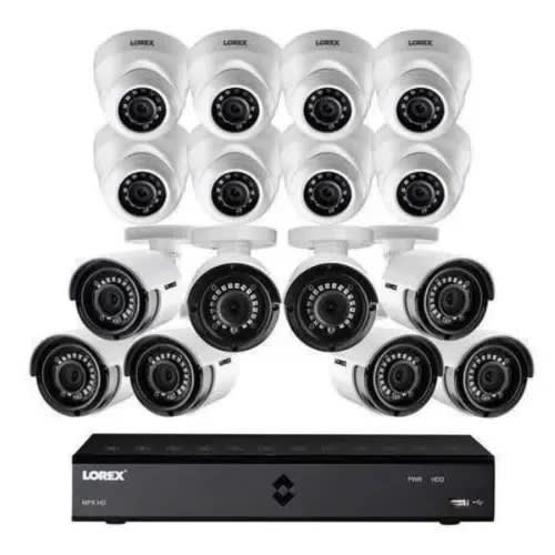 16channel Dvr Set With Plugs - 8indoor +8outdoor