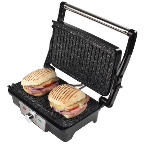 Megastone Health Grill & Panini Press - Electric Non-stick Grill - 1500W - Black - Ek2132mg