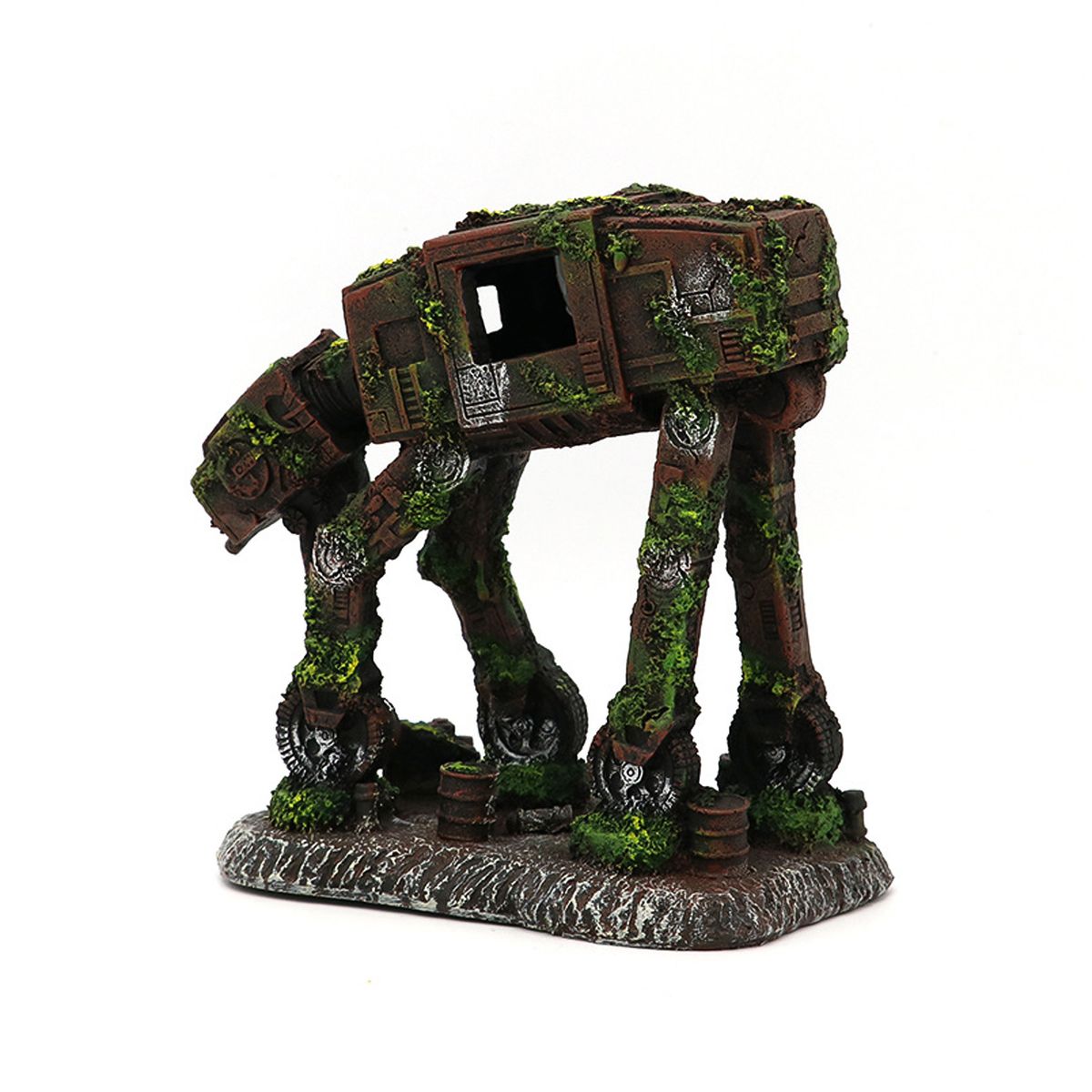 Castle Robot Dog Aquarium Decoration Accessory Fashionable