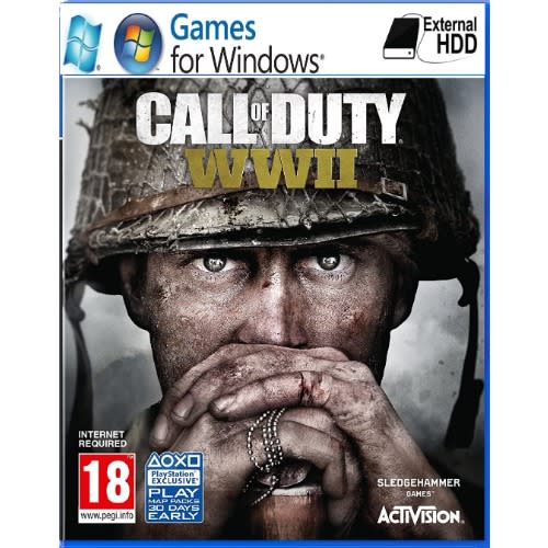 Call Of Duty: WWII - COD World War 2 - + Multiplayer + Nazi Zombies PC Game + Hard Drive