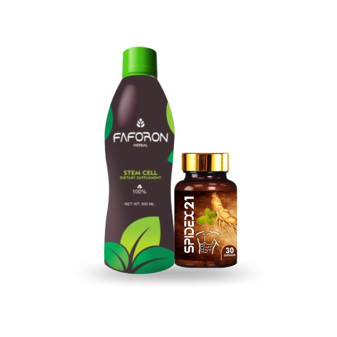 Faforon Herbal Blood Builder And Spidex 21( Male Booster)