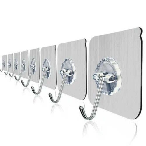 Self-Adhesive Hook - Transparent - 10pcs