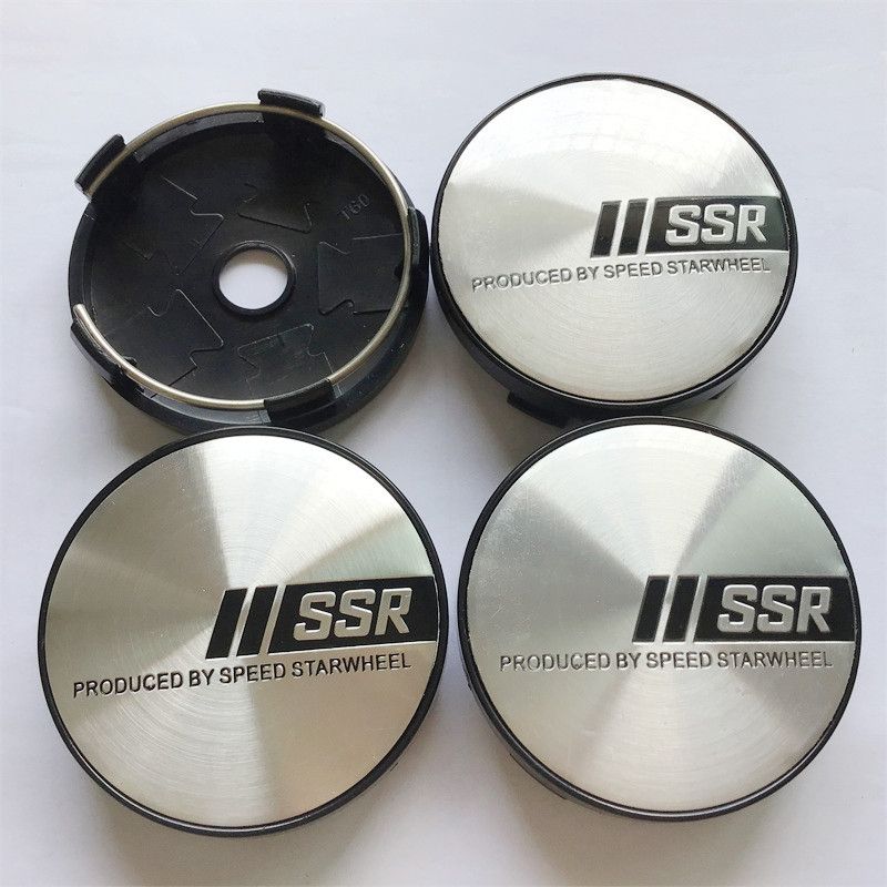4pcs 60mm Wheel Center Caps Hub SSR Car Styling Rims