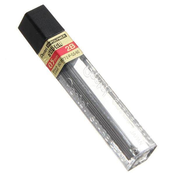 Automatic Crayon Chalk Refill Mine Mechanical 2B Pencil Refill 0.5mm Black