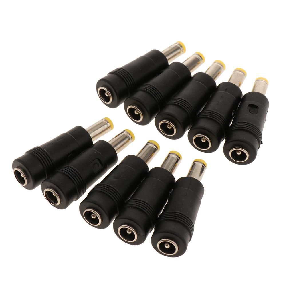 10er 5.5 X 2.1mm To 5.5 X 2.5mm DC Connector Hollow Socket Hollow Plug