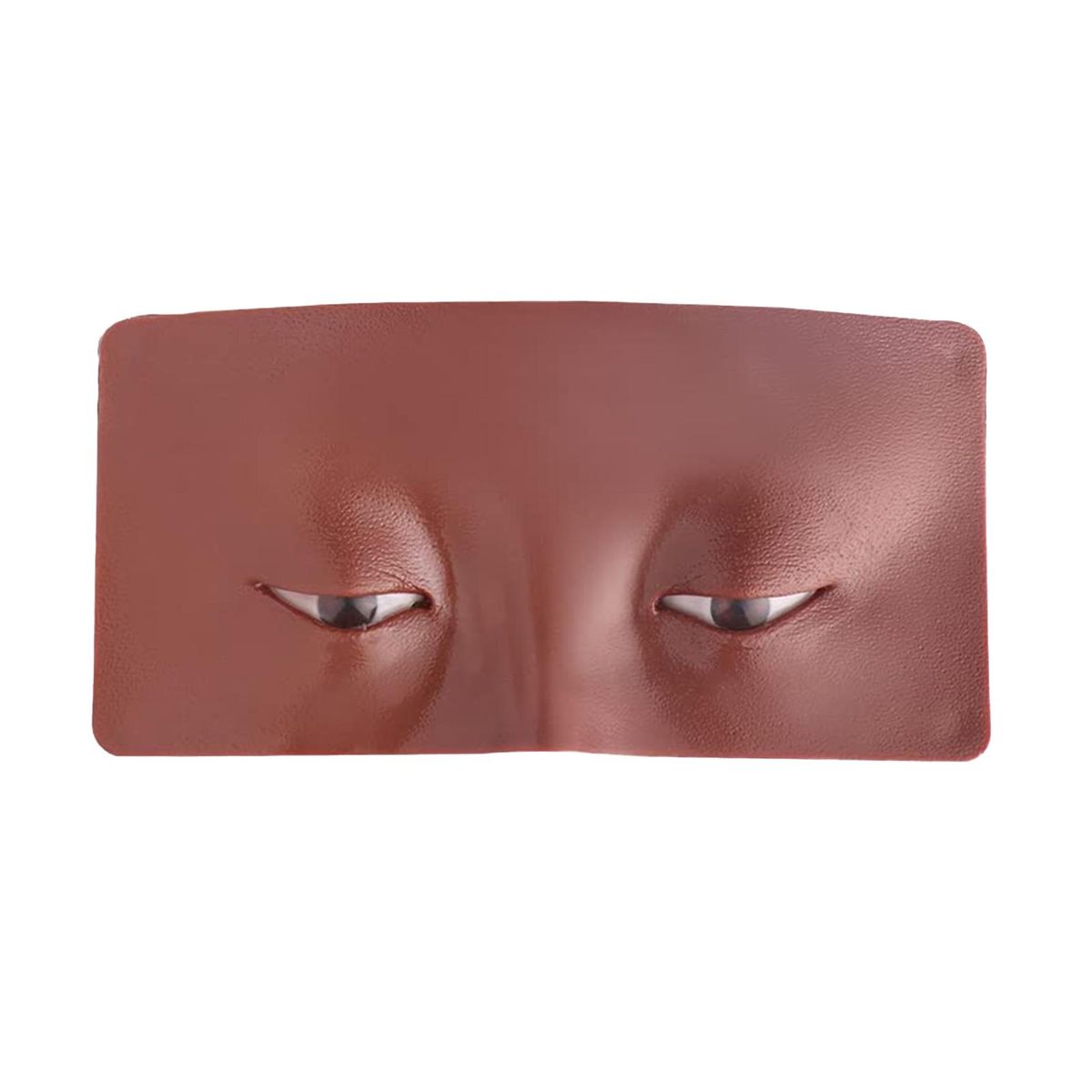 Makeup Practice Pad 3D Eye Makeup Practice Pad Teaching Tool Dark Coffee