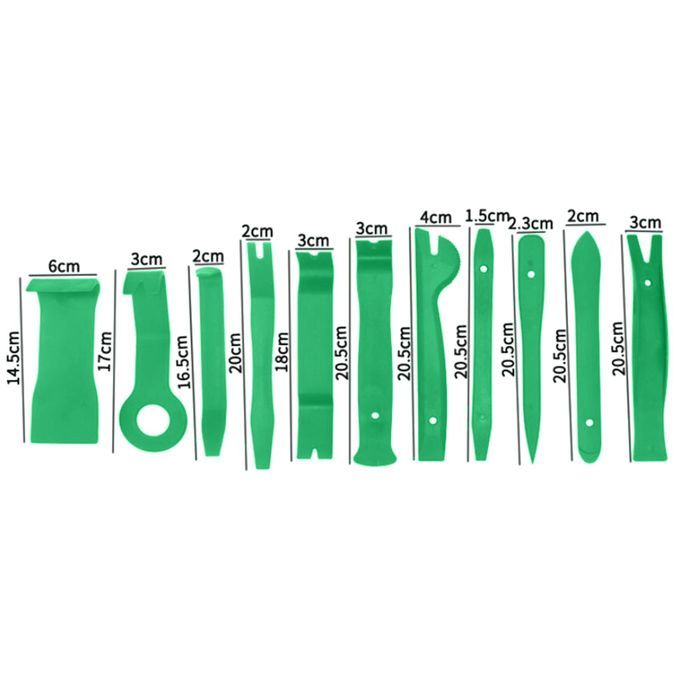 11 Pieces Car Audio Repair Tool Car Trim Removal Tool For Inner Green