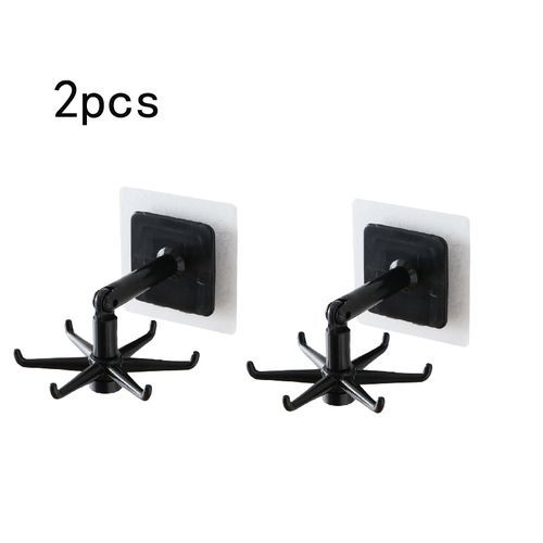 360-degree Rotatable Utensils Storage Kitchen Cabinet Hooks