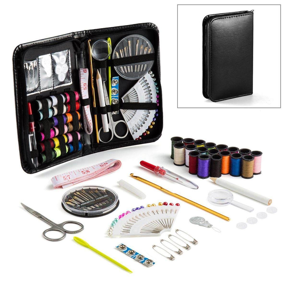91Pcs Portable Sewing Kit Home Travel Emergency Professional Sewing Set