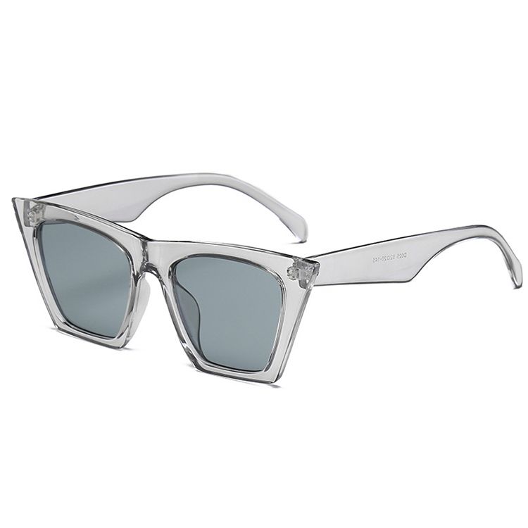 Transparent Colorful Frame Cat Eye Sunglasses