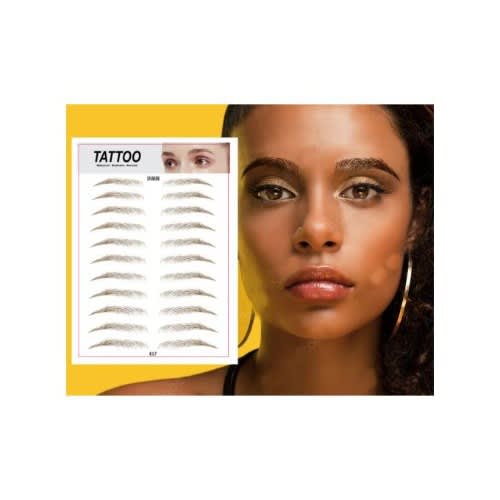 Ladies Temporal Eyebrow Tattoo - E17