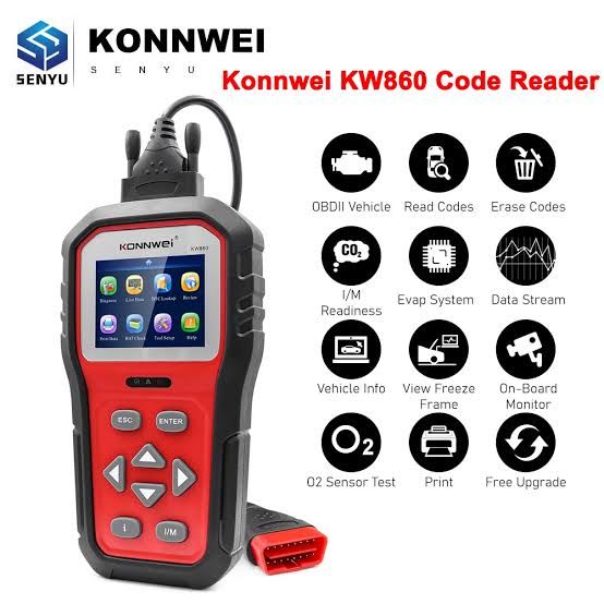 KONNWEI KW860 OBD2 Diagnostic Tool Car Scanner Diagnostic. (KW 860 OBD II Scanner)