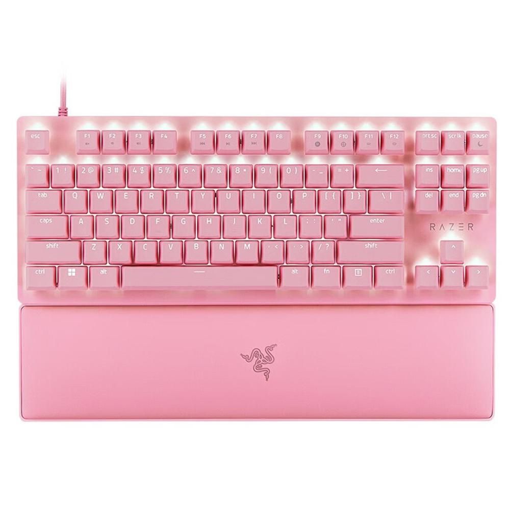 Razer V2 87 Keys Gaming Keyboard Razer Chroma RGB USB Wired Keyboard 8000Hz Backlight Mechanical Keyboard with Wrist Rest