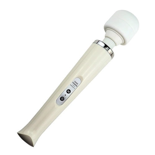 Rechargeable Magic Wand Massager & Vibrator Sex Toy- White